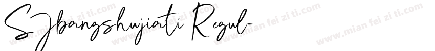 SJbangshujiati Regul字体转换